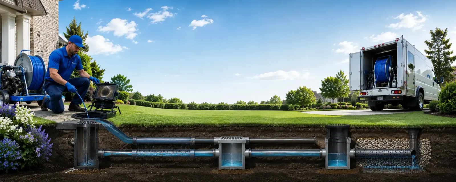 Outdoor drain cleaning information for Auburn, NH